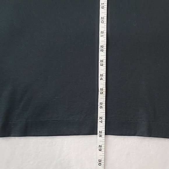 Zanetti Made In Italy Quarter Zip Polo Shirt Mens Size Small Short Sleeve Black - Picture 7 of 12